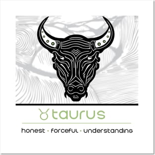 Taurus Season - Zodiac Graphic Posters and Art